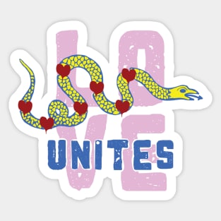 Love Unites Sticker